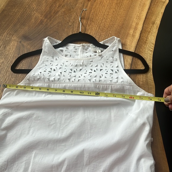 MILLY Lazer Cut tank top, size 6 - Picture 9 of 10